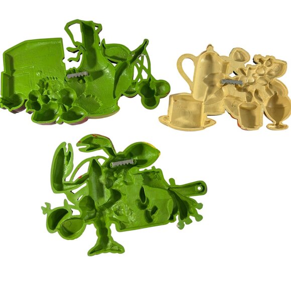 Vintage 70s Dart Industries Kitchen Wall Hangings 3D Mushrooms Lobster Onions - Picture 5 of 16